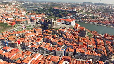 Ribeira Pier At Porto In Porto District Portugal.