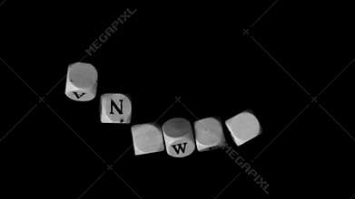 Answer dice coming together