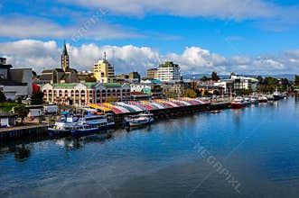 Valdivia by the river, Chile