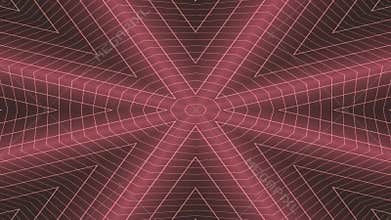 Abstract Pink Geometric Starburst Background Video