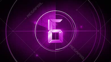 Countdown from ten to zero