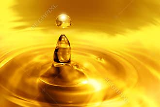 Dripping oil