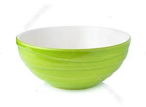 Green empty bowl