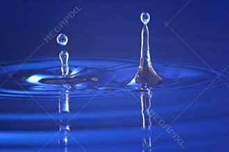 Togetherness, partnership drop abstract