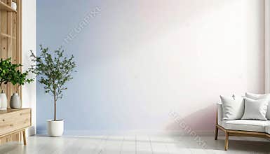 Christmas Tree Minimalist Decoration Festive Scene