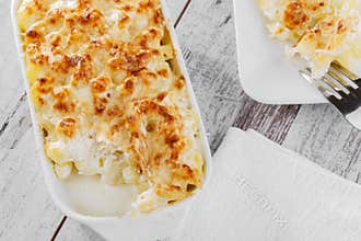 Pasta casserole cheese