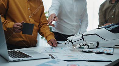 At a high-level forum, stakeholders absorb AI-derived patterns, merging research findings with practice to sculpt a