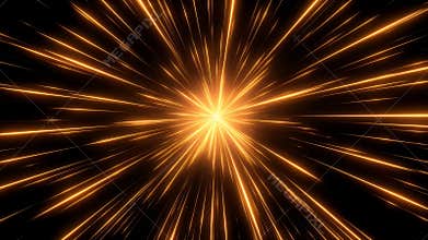 Bright golden burst with fluid glow edges