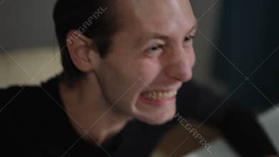 Emotional Expression Displayed in a Stunning, Candid Portrait Capturing True Feelings and Moments