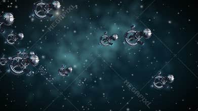 Alien spaceships invasion
