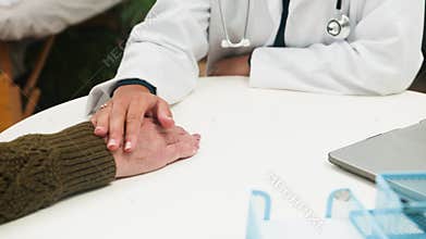 Caring Doctor Providing Empathy and Support During a Medical Consultation with an Elderly Patient.