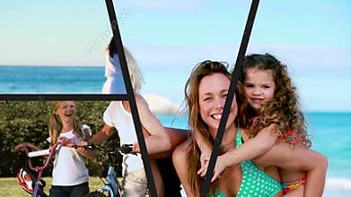 Family vacation montage