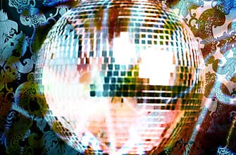 Discoball and wallpaper