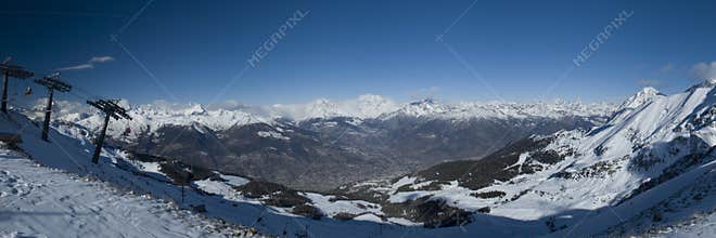 Aosta's valley panorama 3