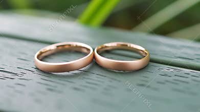 Two wedding rings