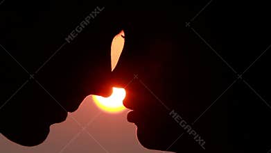 Romantic young couple