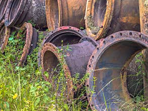 Iron pipes