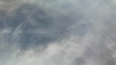 Cloudy Sky with Shades of Gray and White