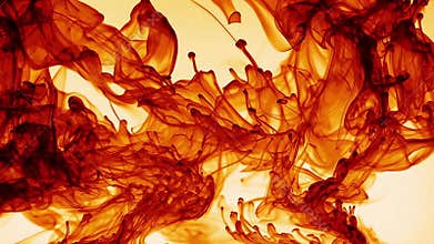 Underwater Colorful Ink Spread