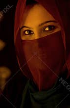 Candlelight Portrait of an Indian Lady
