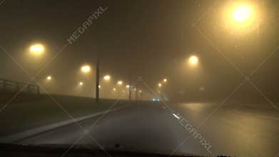 Fog blurry light car