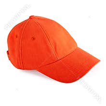 Orange baseball cap