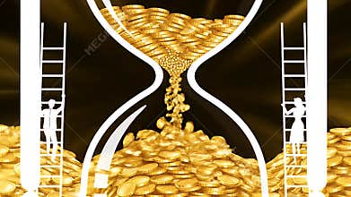 The Race to Wealth Time is Money Visualization