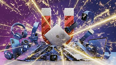 GIANT MAGNET Collects Every Gadget You Own The Ultimate Tech Attraction