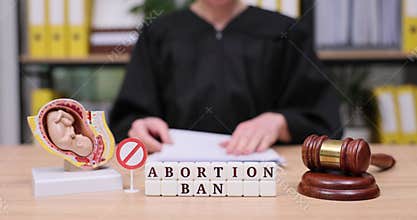 Courtroom debate on the controversial abortion ban unfolds with intense discussions and emotional implications for the future