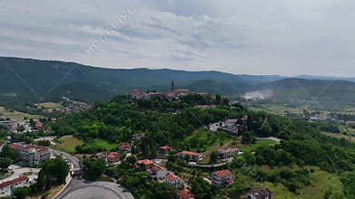 ancient hill town of Buzet on the Istrian peninsula, Croatia