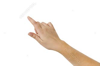 Finger Touch Virtual Screen Isolated