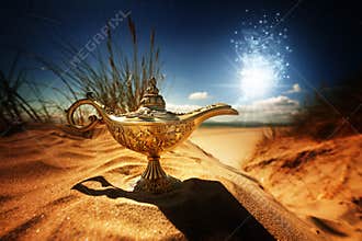Magic Aladdins Genie lamp