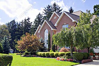 Home in burbs
