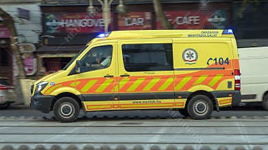 Ambulance of the National Ambulance Service OMSZ, Hungary