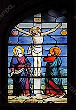 Virgin Mary and Saint John under the Cross