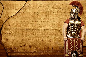 Roman legionary soldier