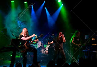 Finnish heavy metal band Tarot live on stage
