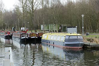 Canal Boats on the Forth and Clyde Canal
