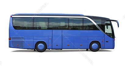 Blue bus