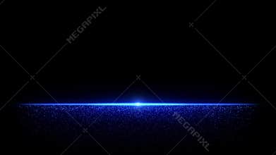 Blue dust particle background