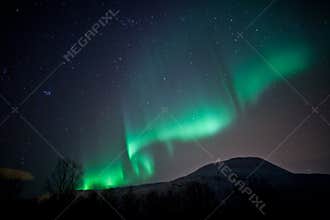 Northern lights (Aurora Borealis) curtains