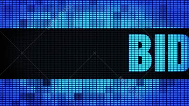 Bid Front Text Scrolling LED Wall Pannel Display Sign Board