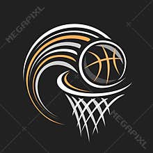 Vector logo for Basketball