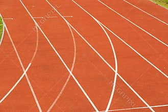 Athletic tracks, sport background