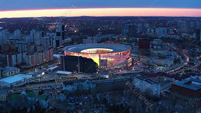 Russia Ekaterinburg, Repin street, 5, the Stadium `arena Yekaterinburg` 2019.04.07
