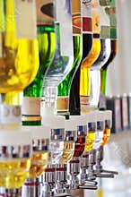 Alcohol bottles