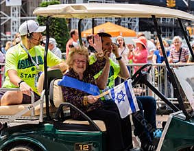 Dr. Ruth at 55th Annual `Celebrate Israeli` Parade in New York City