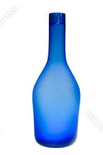 Blue Bottles Of Alcoholic Drinks