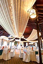 Wedding reception room
