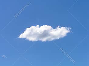 White cloud blue sky